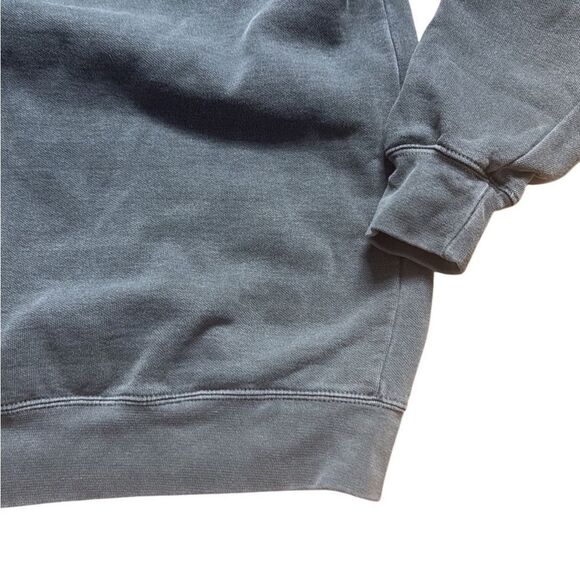 Comfort Colors Grey Crew neck Pullover Embroidered Chest Logo Medium - Picture 5 of 7